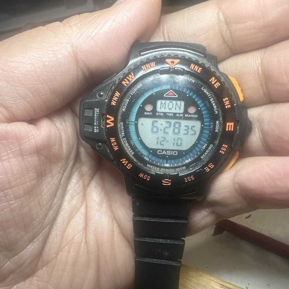 VTG 1993 Casio CPW-200 Digital Compass Module 1030 Rare New Battery - Read Below